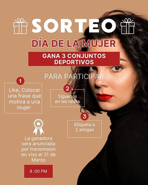 Imagen de ✨ SORTEAMOS 3 CONJUNTOS DEPORTIVOS ✨
(Tú eliges el mode