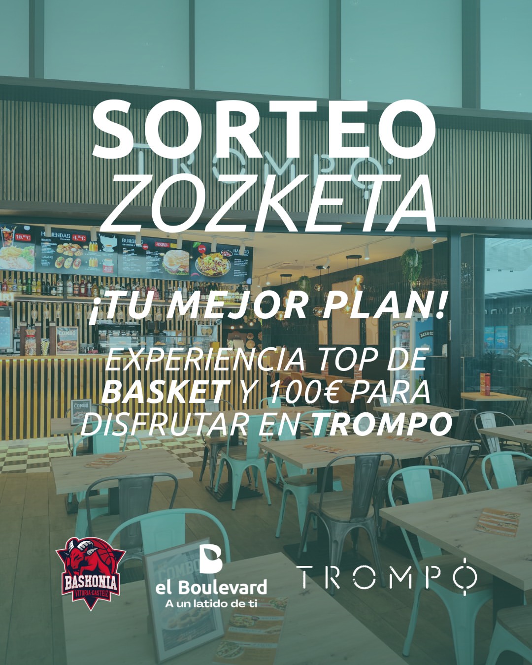 Imagen de ¡SORTEO BASKONIA x TROMPO! 🏀 

¿Te imaginas vivir un pa