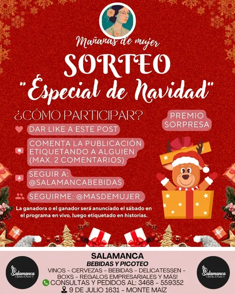 Imagen de SORTEO ESPECIAL DE NAVIDAD 🎄🎁🎅✨️

¿𝐂𝐎�