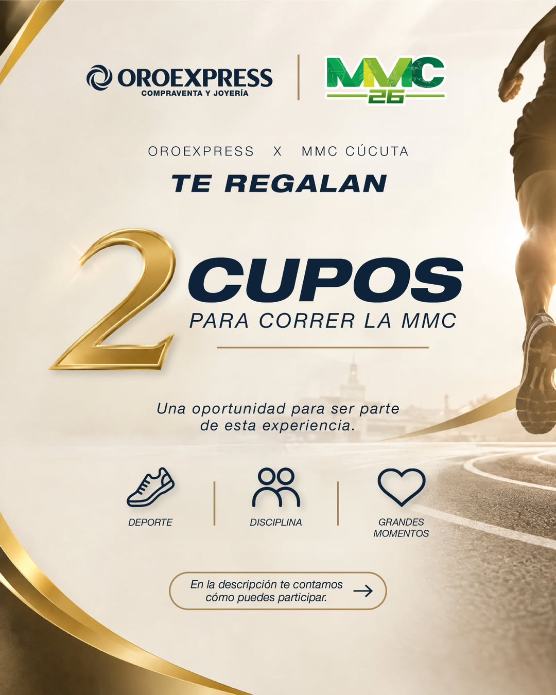 Imagen de 🏃‍♀️🏅 ¡DOS PASES PARA LA CARRERA EN CÚCUTA PUE