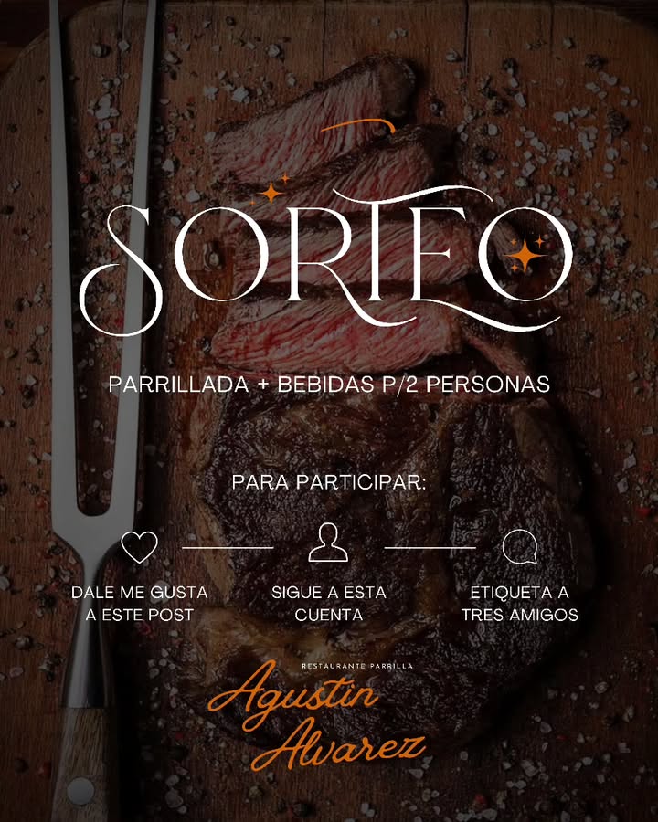 Imagen de ¡SORTEO 🎉

¡Gana una parrillada para 2 personas + bebi