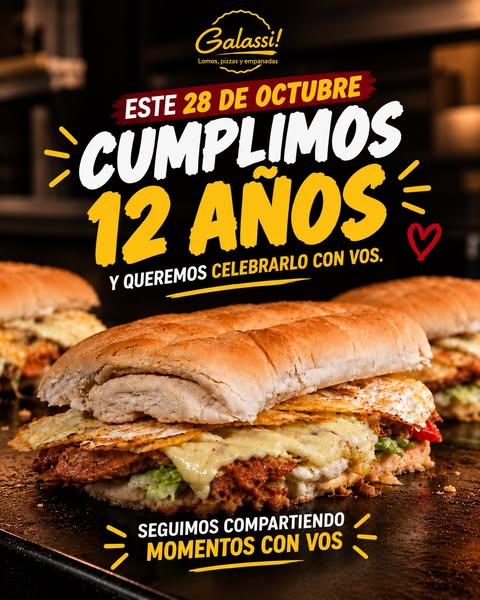 Imagen de 🎉 ¡ESTE 28 DE OCTUBRE CUMPLIMOS 12 AÑOS! 🎉

12 años