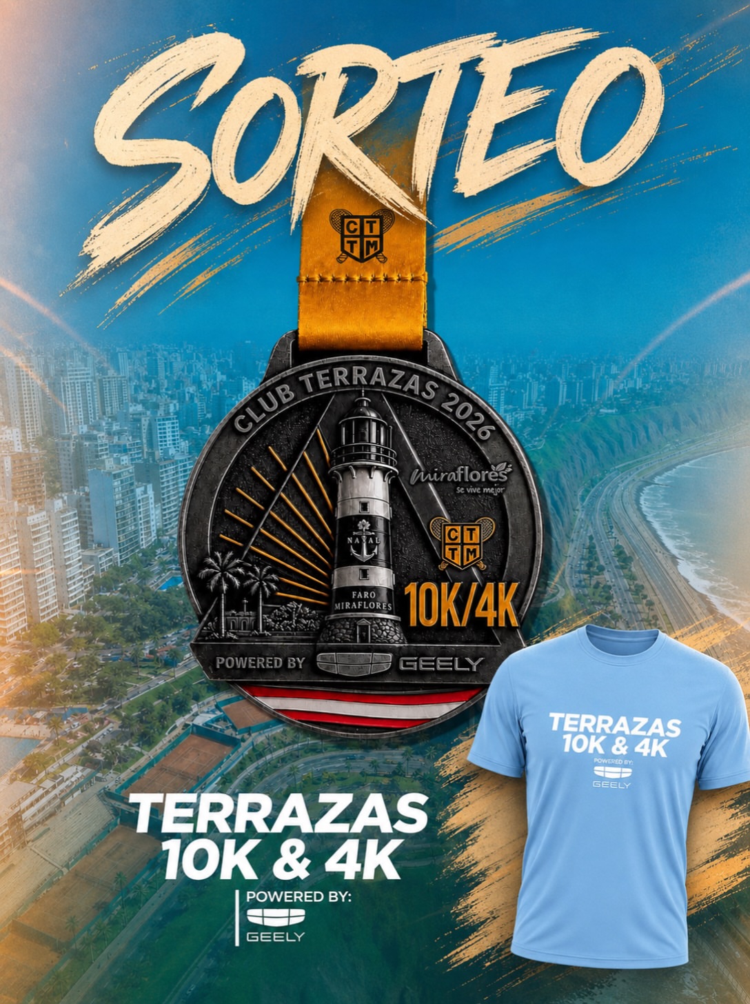 Imagen de #SORTEO ⚡️
Este domingo se corre la carrera Terrazas 10K