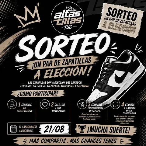 Imagen de 🎉 ¡SORTEO DE UN PAR DE ZAPATILLAS A ELECCIÓN! 👟

¿C