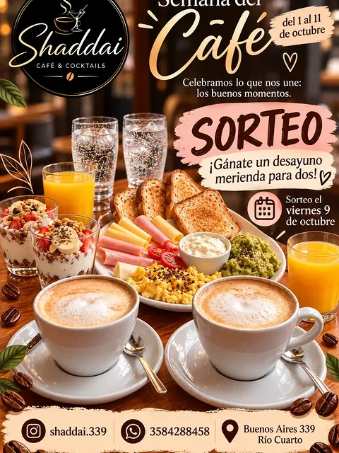Imagen de ☕🎉 ¡SORTEO ESPECIAL – SEMANA DEL CAFÉ! 🎉☕
¿Sa