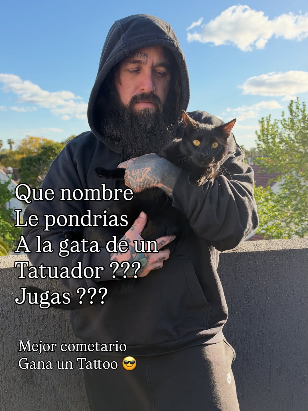 Imagen de 😎 que nombre le pondrías a la gata de un tatuador ??? Ju