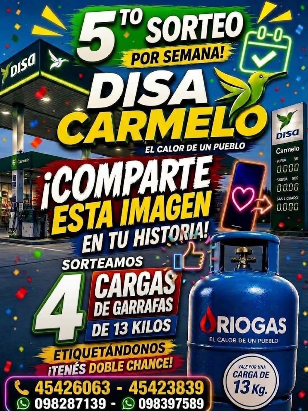 Imagen de SEGUIMOS DE SORTEO‼️‼️‼️
✅ QUINTO SORTEO DE UN