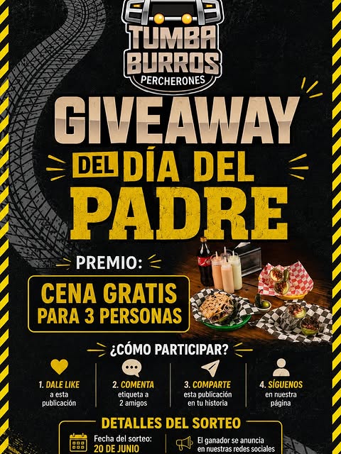 Imagen de 🎉🌮 ¡GIVEAWAY DEL DÍA DEL PADRE! 🌮🎉

Porque pap
