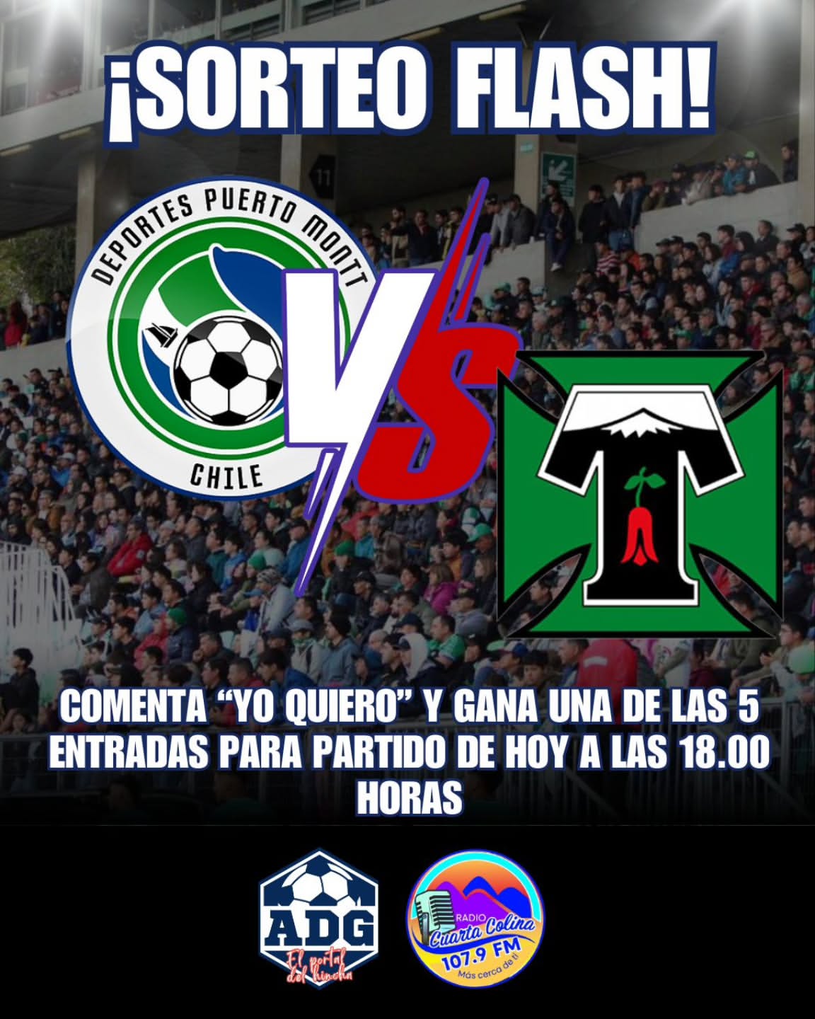 Imagen de 📣Quieres ganar una entrada para el partido de hoy?
Concur