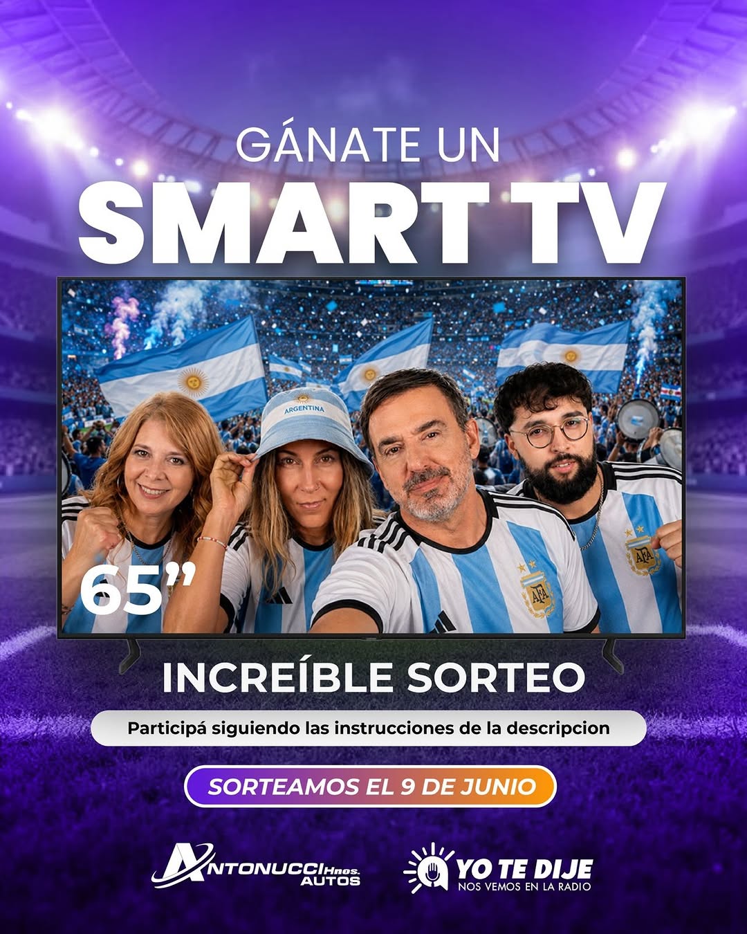 Imagen de 📺⚽ ¡CONCURSO MUNDIALISTA! ⚽📺

Junto a @antonucci.