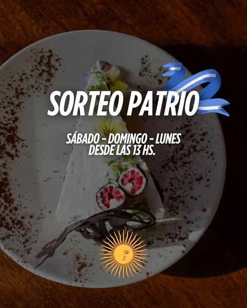 Imagen de 🇦🇷✨ SORTEO PATRIO EN ISOLINA ✨🇦🇷

Este 25 de