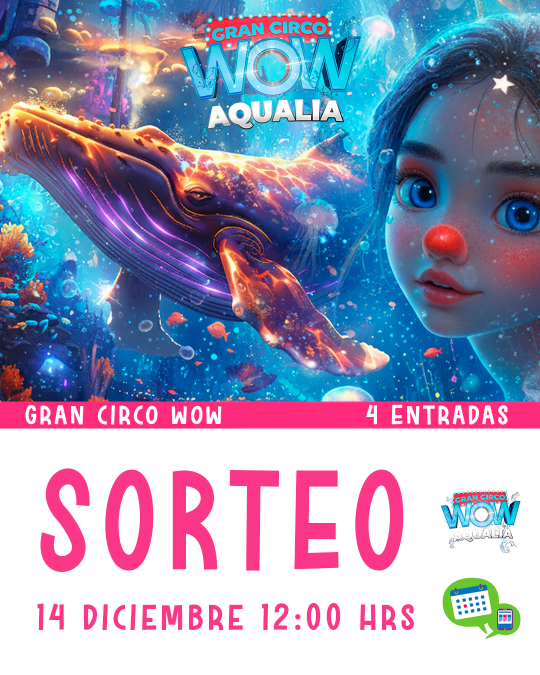 Imagen de 🍀🍀SORTEO 🍀🍀

1 pack familiar 4 entradas para el 