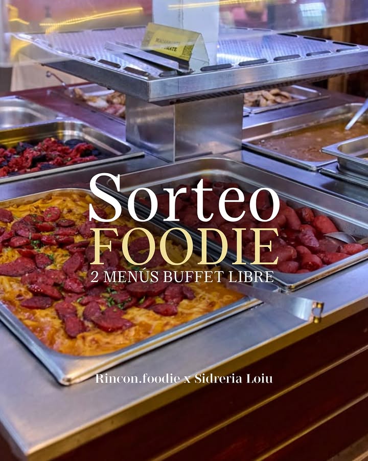 Imagen de SORTEAMOS 2 MENÚS BUFFET LIBRES!🤩👇🏻

👉 ¿Cómo 