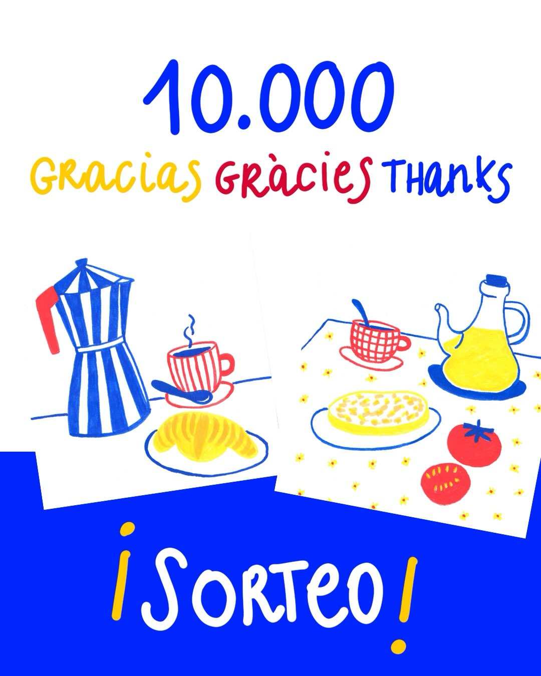 Imagen de 10.000 gracias.
Gracias por estar aquí, por compartir, come