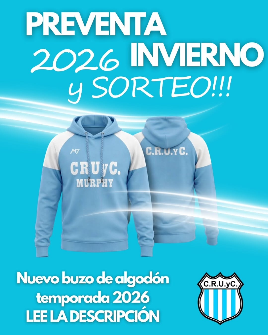 Imagen de ⚽ ¡SORTEO INVIERNO 2026 - C.R.U.yC.! ⚽
¡Queremos que t