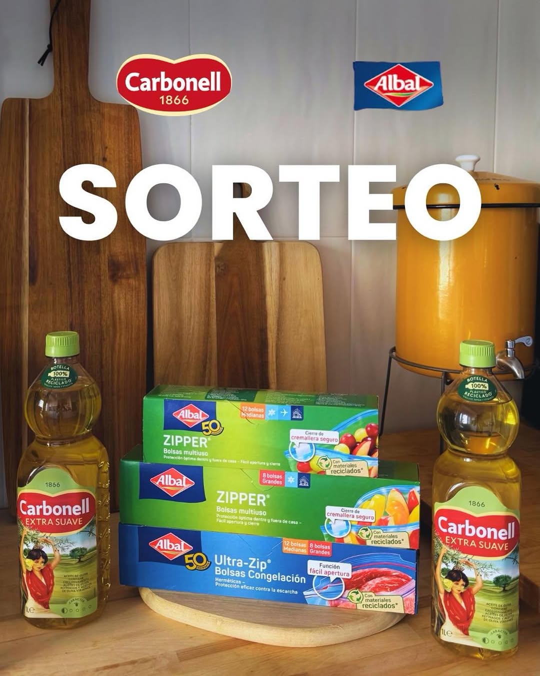 Imagen de ✨ SORTEO CARBONELL x ALBAL ✨

¿Preparados para poner vu