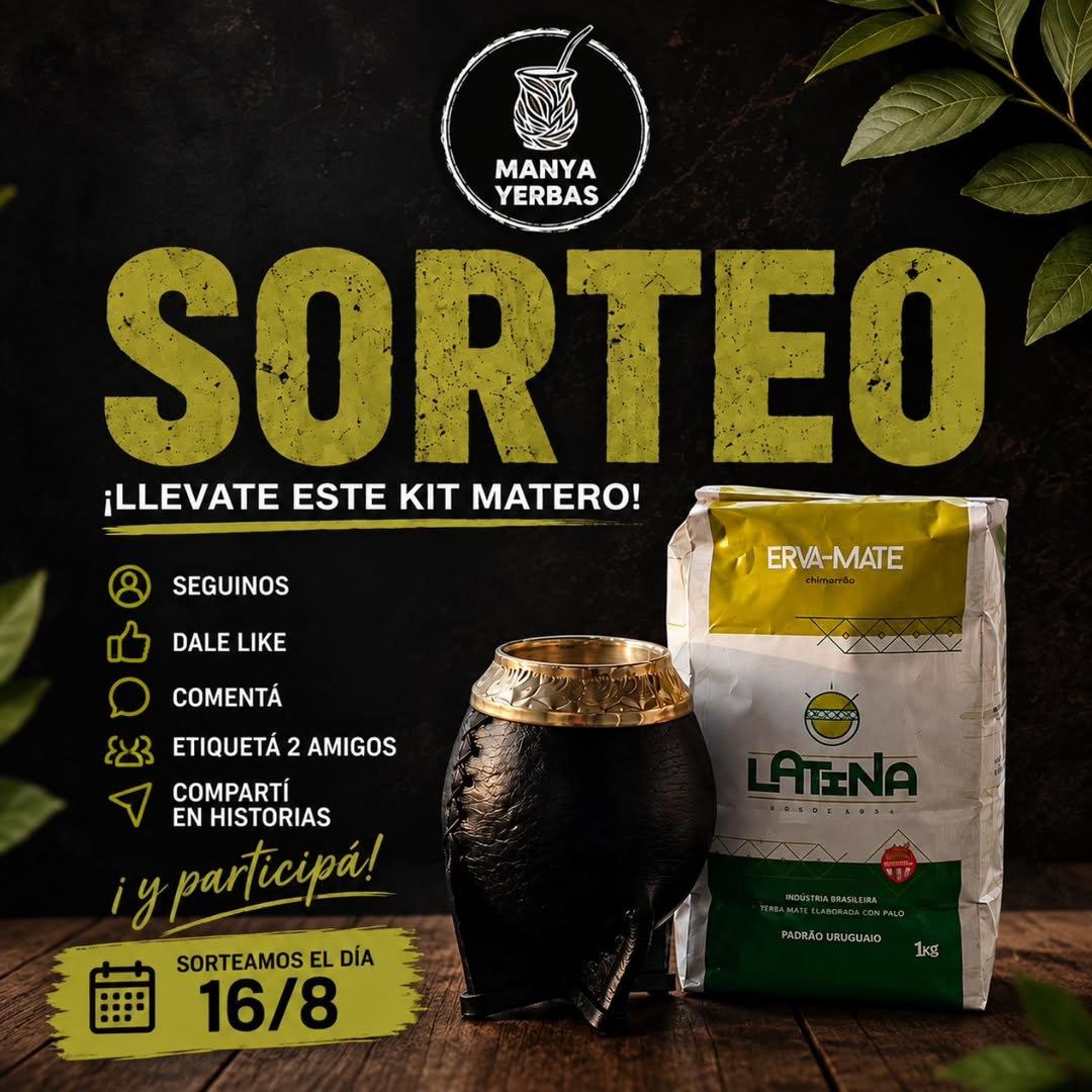 Imagen de 🎉 ¡LLEGÓ EL SORTEO DE MANYA YERBAS! 🧉🌿

Queremos 