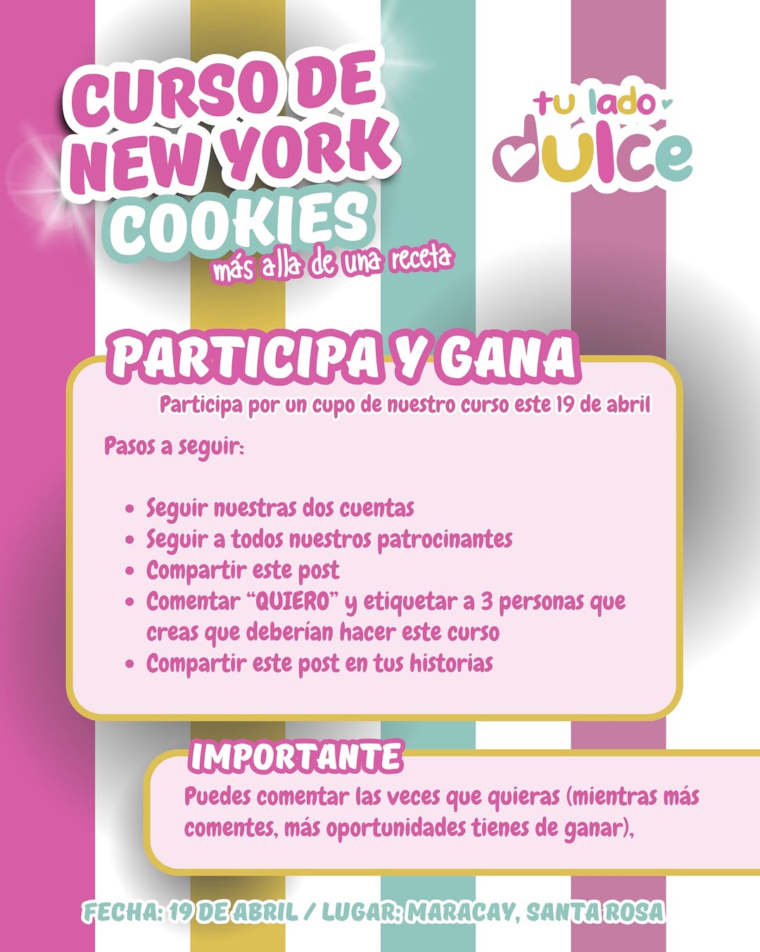 Imagen de ✨ SORTEO ✨ 

Voy a regalar un cupo para nuestro Curso de