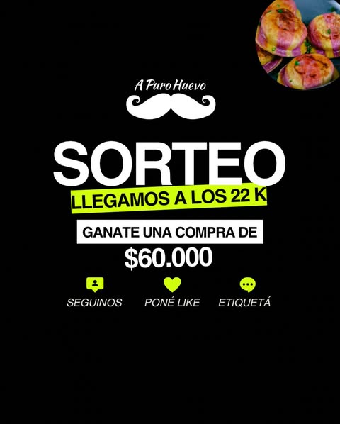 Imagen de SORTEO! 📢 Llegamos a los 22.000 seguidores! Y lo queremos