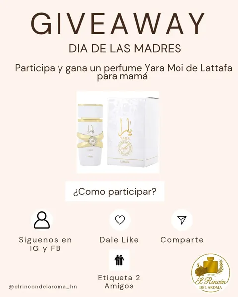 Imagen de Giveaway 

🌹Especial día de la madre🌹

Si ves esto...