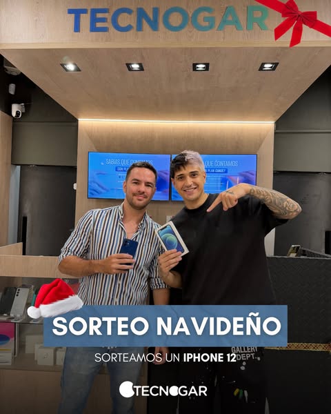 Imagen de 🎉 ¡SORTEO TECNOGAR! 🎉

¡Participá y ganá un iPhone