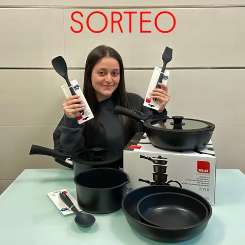 Imagen de ‼️SORTEO‼️esta batería de 9 piezas con mangos extra