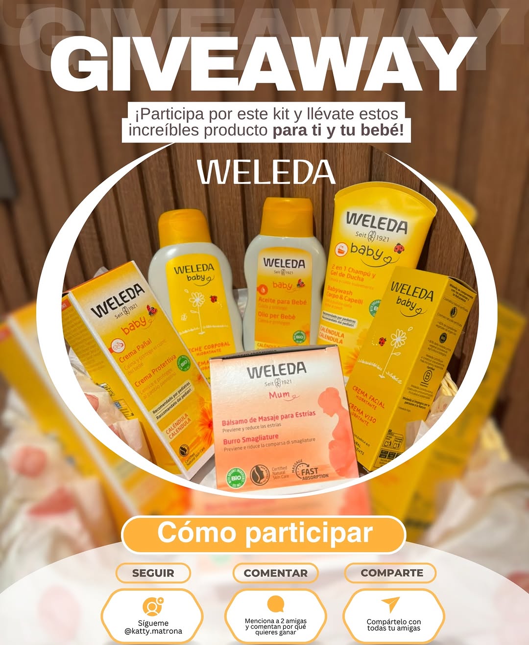 Imagen de ✨ GRAN SORTEO PARA TI Y TU BEBÉ ✨!
Hola, querida comuni