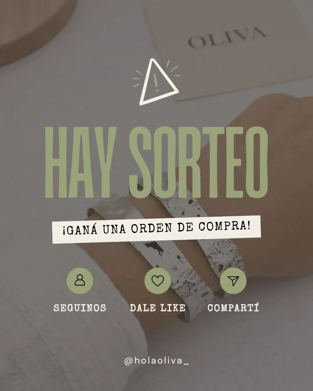 Imagen de 🚨 ATENCIÓN: regalamos $30.000 en OLIVA 

Participá por 