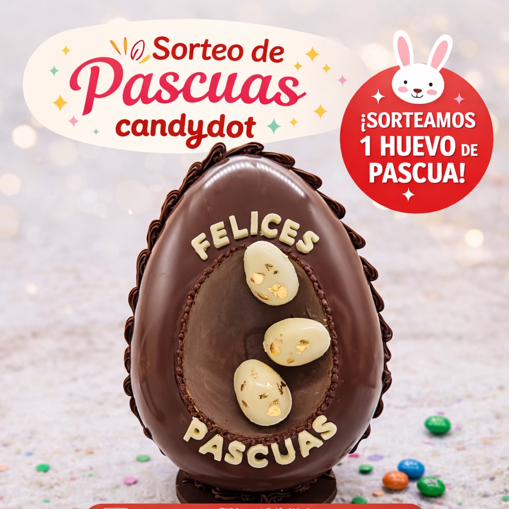 Imagen de 🐰🍫 SORTEO DE PASCUAS CANDYDOT 🍫🐰

¡Nos adelanta