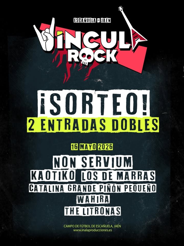 Imagen de 🔥 ¡SORTEO! 🔥 
El rock tiene una cita… y puede ser c