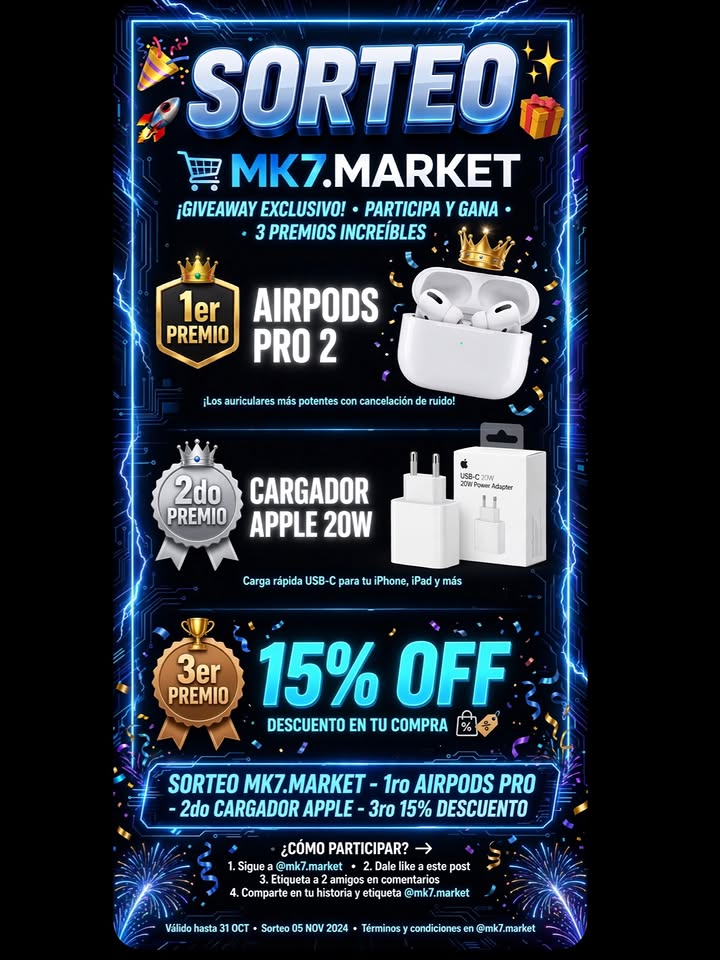 Imagen de *SORTEAZO http://MK7.MARKET 🚀🔥🤩*

¿Te quedas afuer
