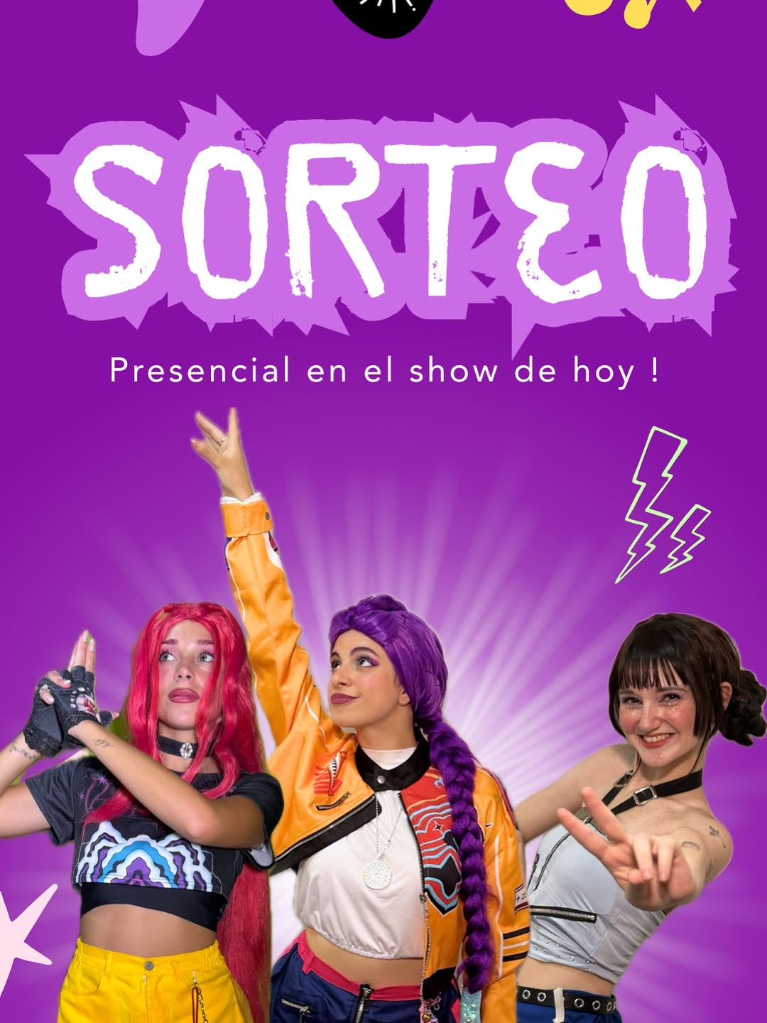 Imagen de ‼️ SORTEO PRESENCIAL EN EL SHOW DE HOY ‼️

Los esper
