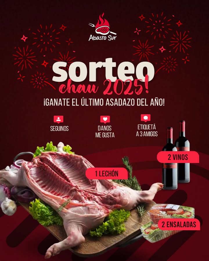 Imagen de ¡EN ABASTO SUR DESPEDIMOS EL AÑO TIRANDO  TODA LA CARNE AL