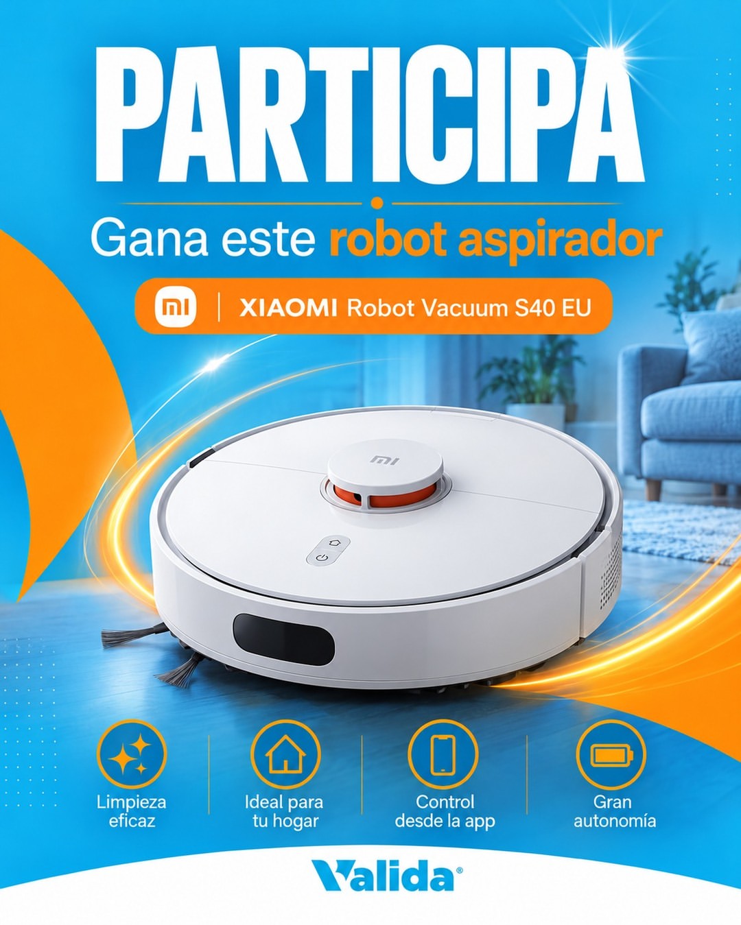 Imagen de 🤖🧹 ¡SORTEAMOS UN XIAOMI ROBOT VACUUM S40 EU! 🎉

¿