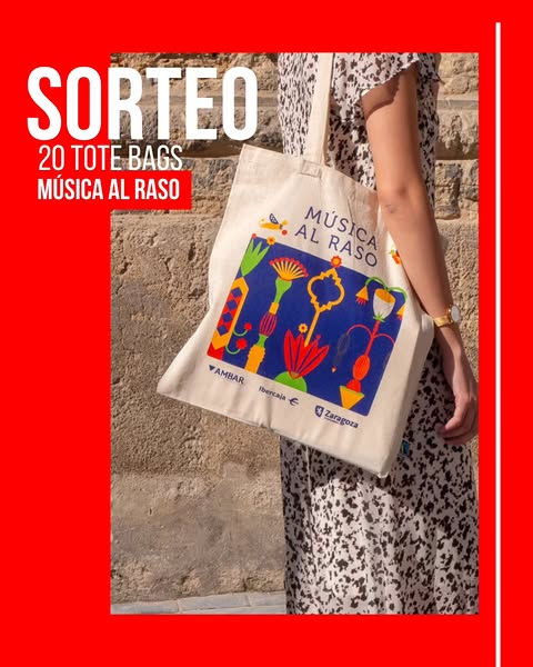 Imagen de SORTEO: 20 TOTE BAGS DE MÚSICA AL RASO 🎼
Si este fin de 