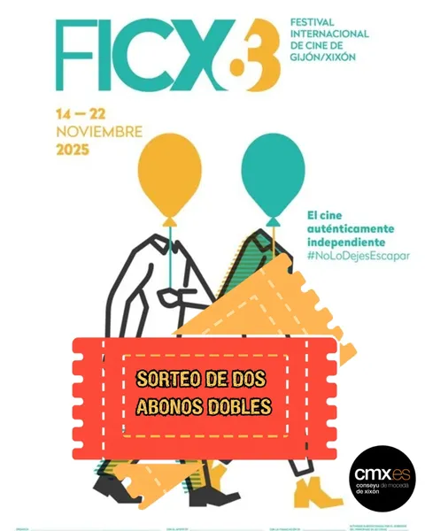 Imagen de Llega el FICX y se viene ¡SORTEAZO!🎬✨
¡Llévate 1 de 