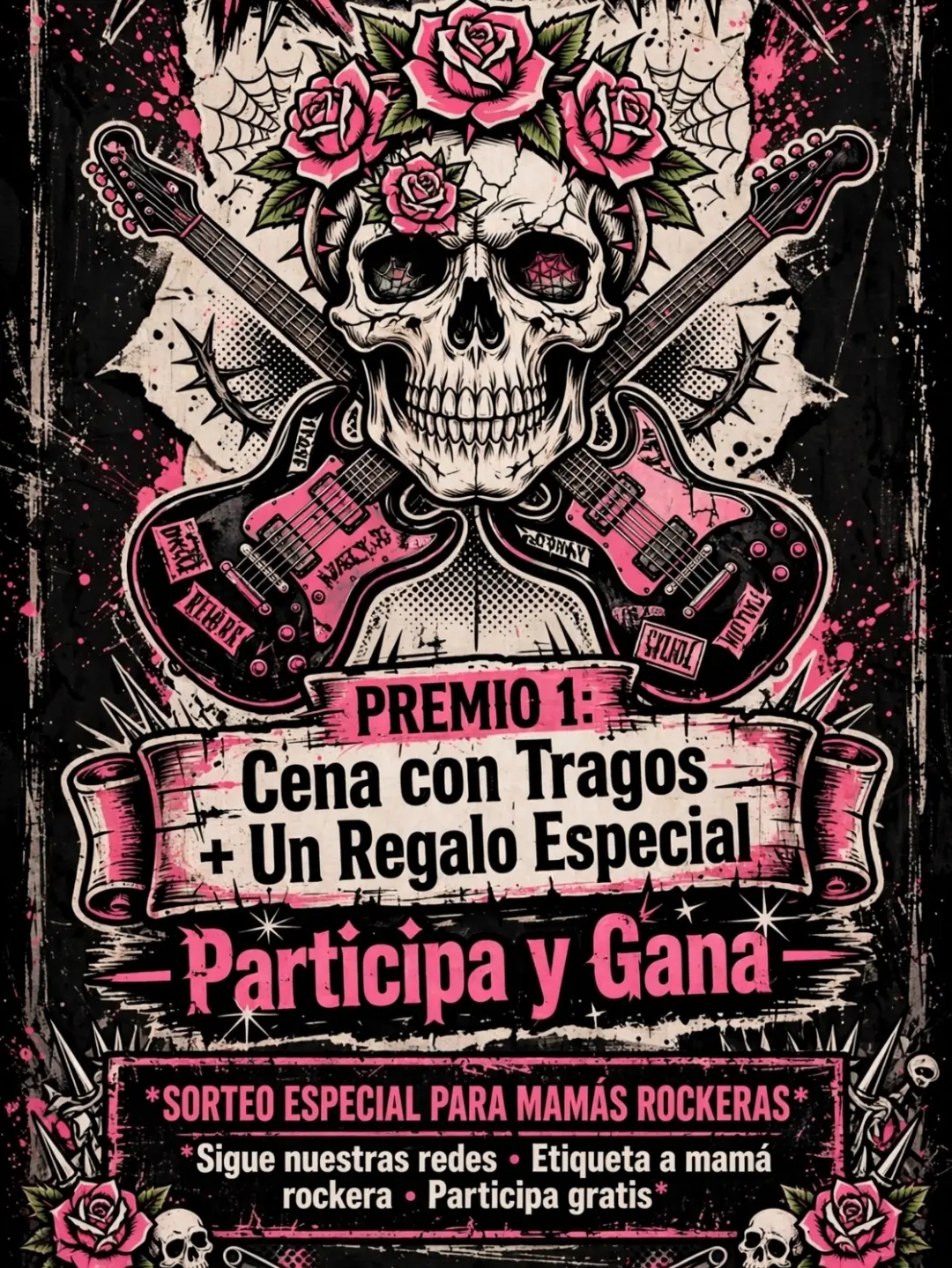 Imagen de 🌹 SORTEO DÍA DE LA MADRE ROCKER 🤟

Porque ser madre n