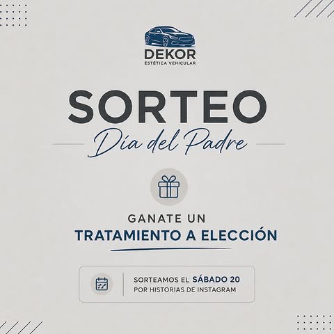 Imagen de 🎉 SORTEO DÍA DEL PADRE 🎉

🚗✨ Este Día del Padre