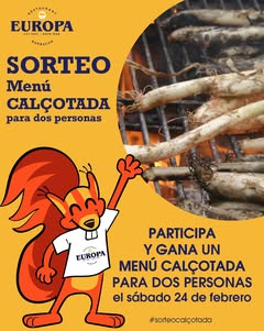 Imagen de 🔴 SORTEO CALÇOTADA para DOS personas el sábado 24 de f