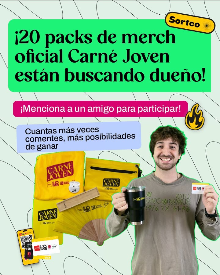 Imagen de 🎁 ¡ATENCIÓN 🎁
¡¡20 packs de merch oficial Carné J