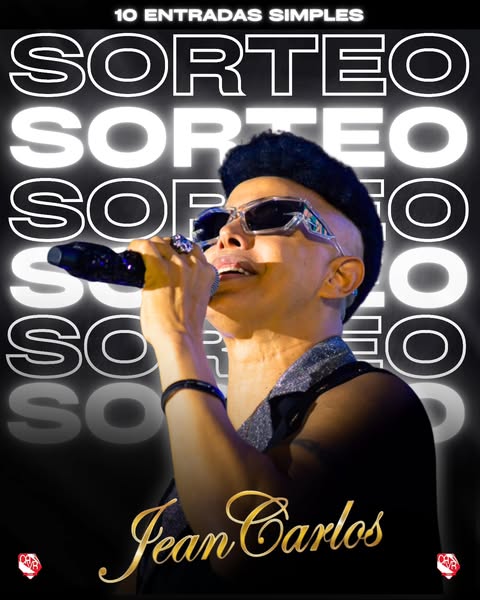 Imagen de ​¡¡SORTEO: 10 ENTRADAS SIMPLES para ver a JEAN CARLOS!! 