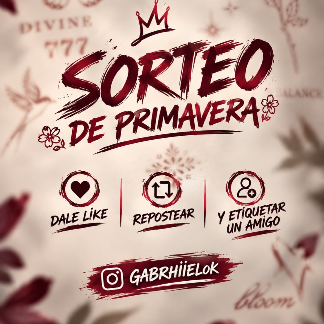 Imagen de 🌸 SORTEO PRIMAVERA 🌸

Llegó la primavera y se festeja