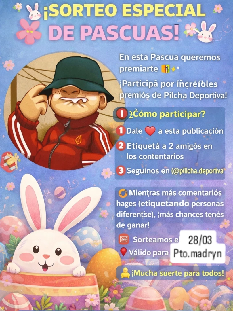 Imagen de 🐰🌸 ¡SORTEO ESPECIAL DE PASCUAS! 🌸🐰

En esta Pas