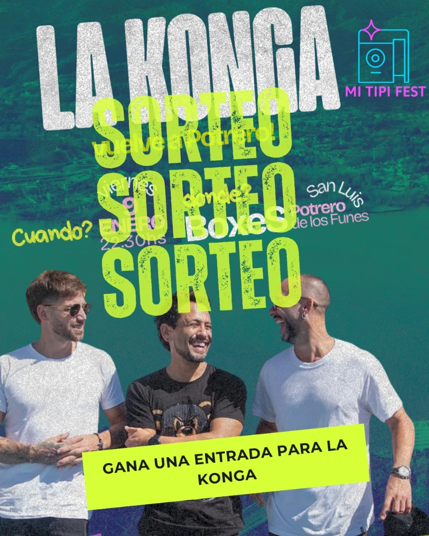 Imagen de 🎶 SORTEO LA KONGA 🎉
¿Querés vivir una noche increíb