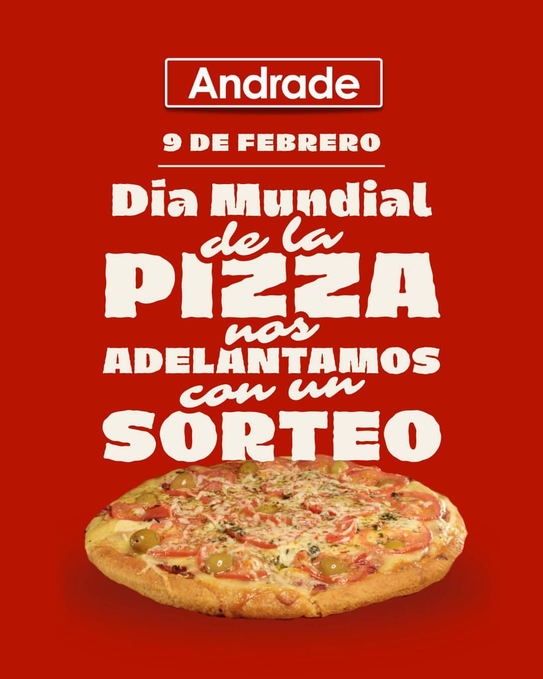 Imagen de 🎉🍕 ¡SORTEO DÍA DE LA PIZZA EN ANDRADE! 🍕🎉

Nos