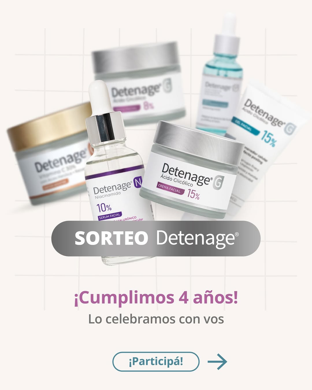 Imagen de 🥳SORTEO Detenage, ¡celebramos 4 años acompañándote!
 