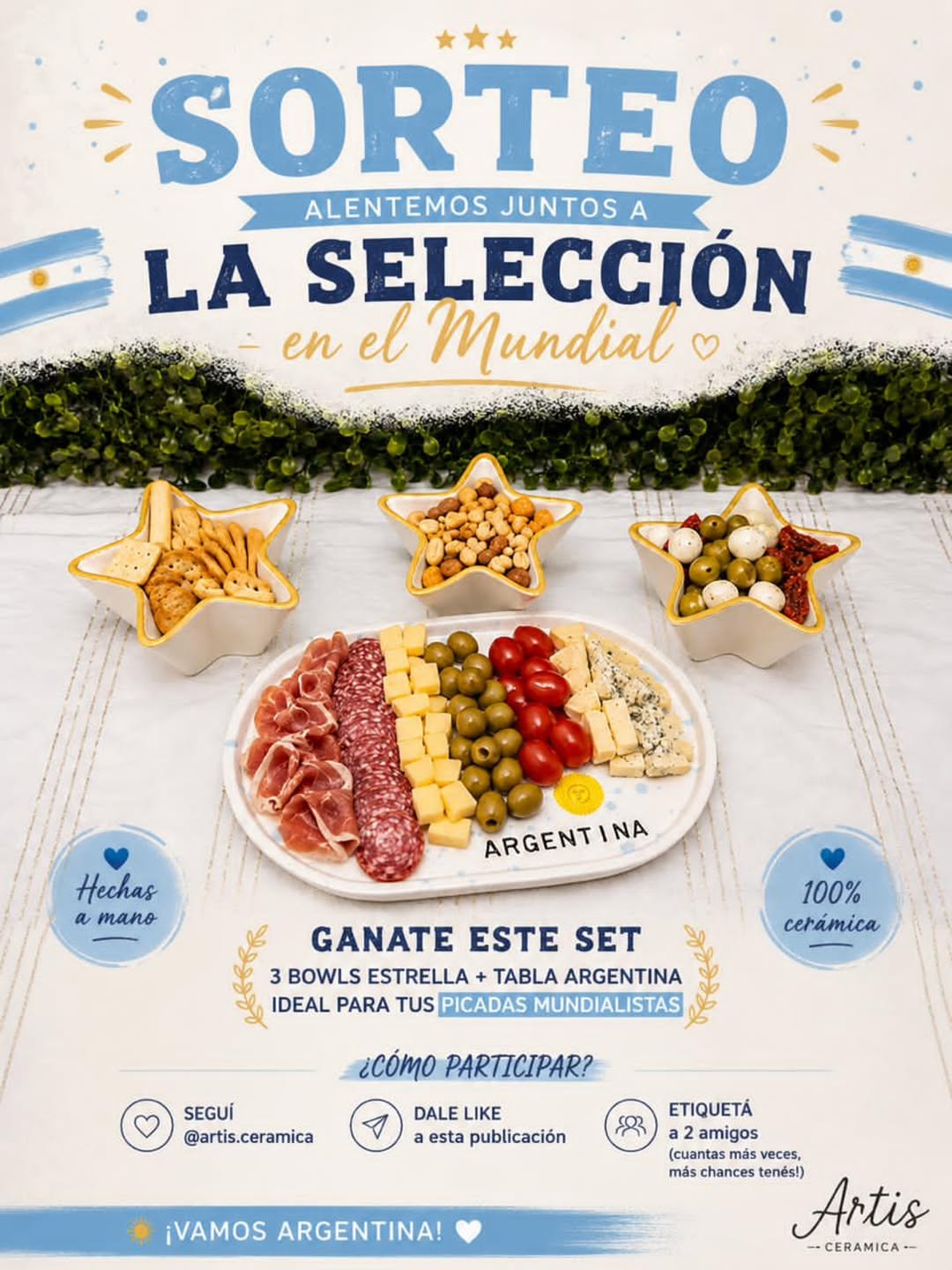 Imagen de 🇦🇷✨ ¡SORTEO MUNDIALISTA! ✨🇦🇷

En @artis.cer