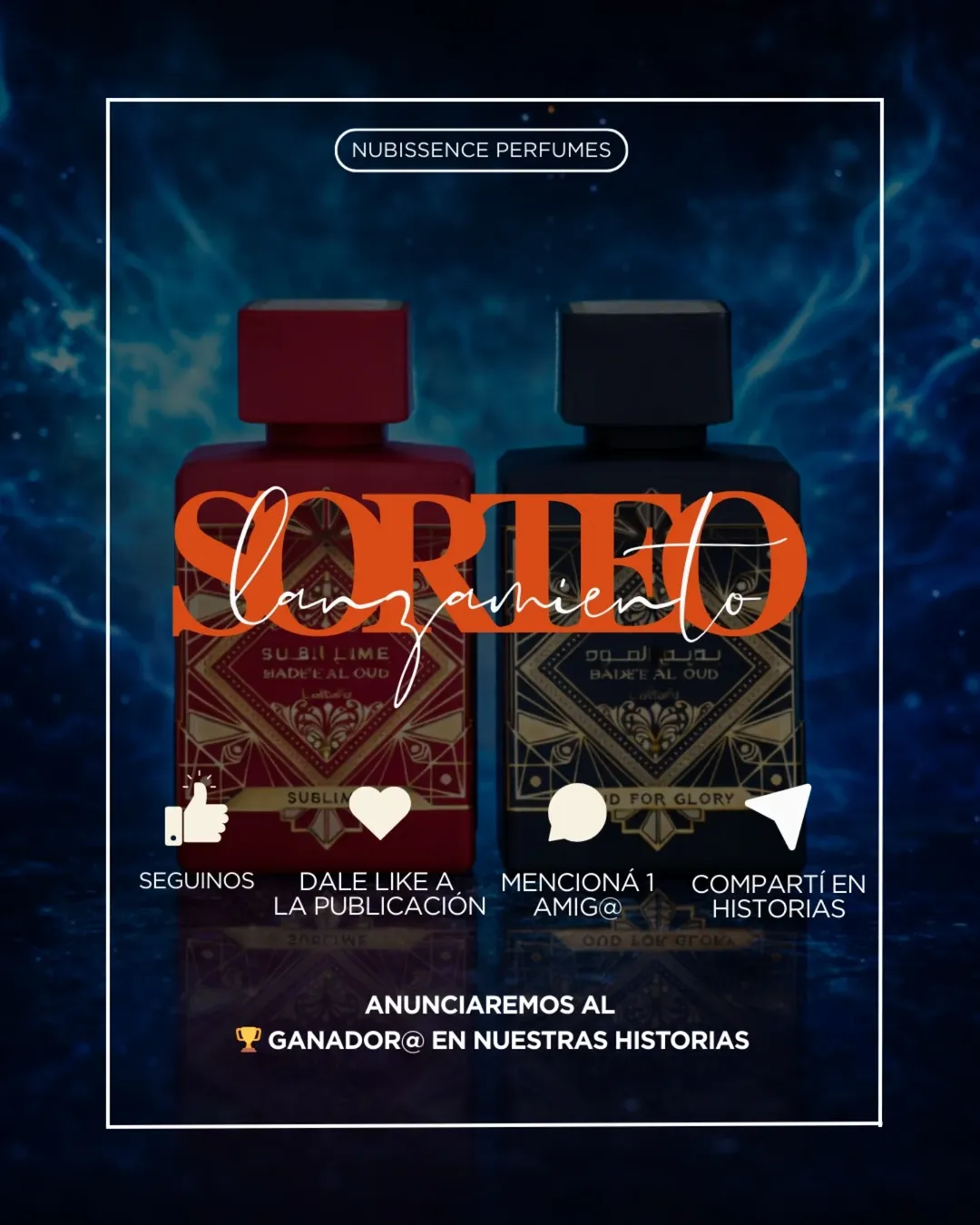 Imagen de ✨ SORTEO LANZAMIENTO ✨

Premio: 1 perfume a elección en
