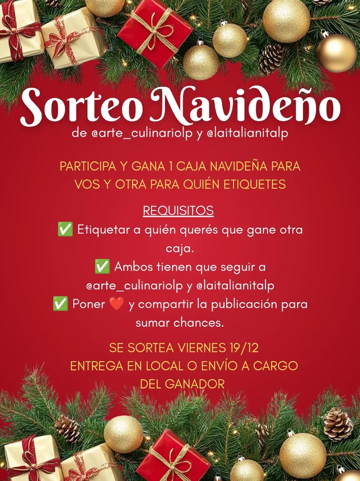 Imagen de No podía faltar el último sorteo del año!!! 🎊🥳🎉
