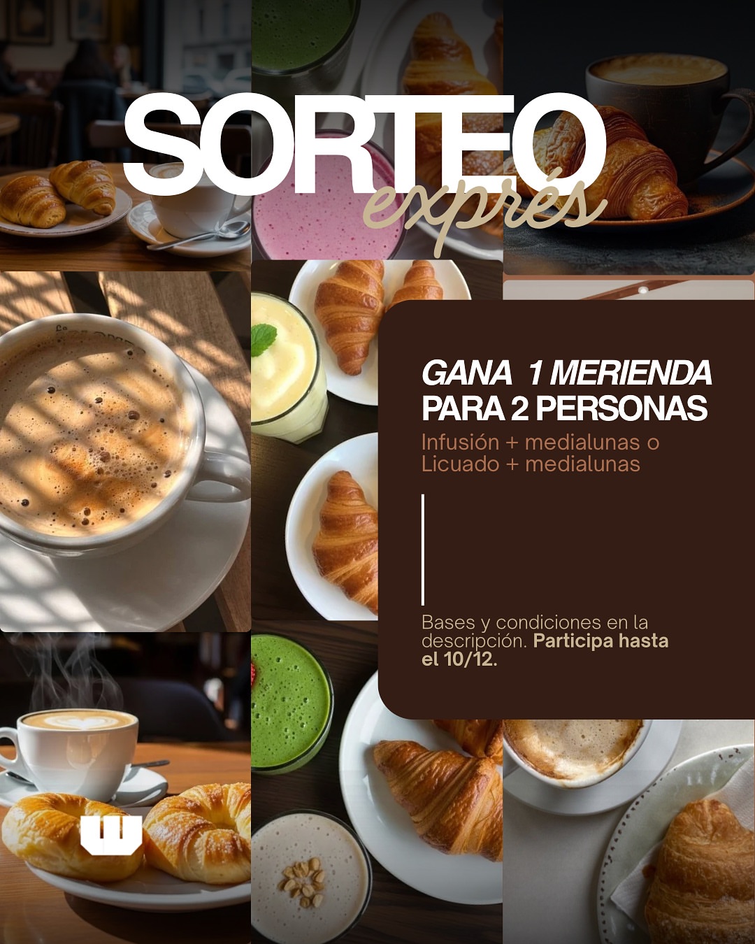 Imagen de 🥐☕ ¡ALTO ALERTA DE MERIENDA!
 Tenemos un sorteo expré